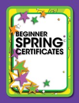 Spring Pre-School Certificate Beginner (ages 2 - 3.5 years)