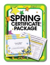 PreSchool Spring Certificate Package